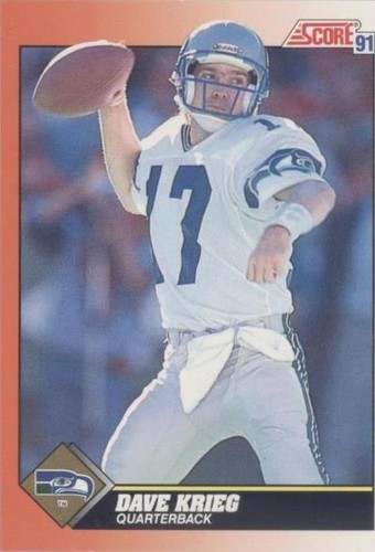 1991 Score Dave Krieg #362