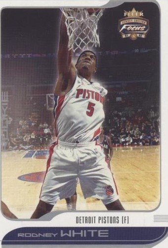2001-02 Fleer Focus Jersey Edition - Rodney White #111