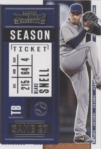 2020 Panini Contenders - Blake Snell #93