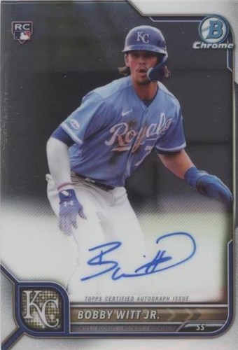 2022 Bowman Chrome - Bobby Witt Jr. #CRA-BWJ