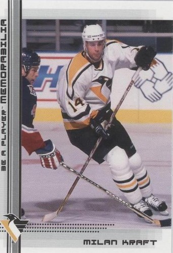 2000-01 In the Game Be A Player Memorabilia - Milan Kraft #415