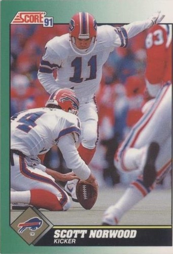 1991 Score Scott Norwood #251