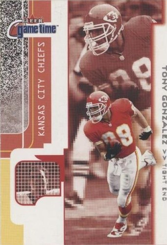 2001 Fleer Game Time Tony Gonzalez #57
