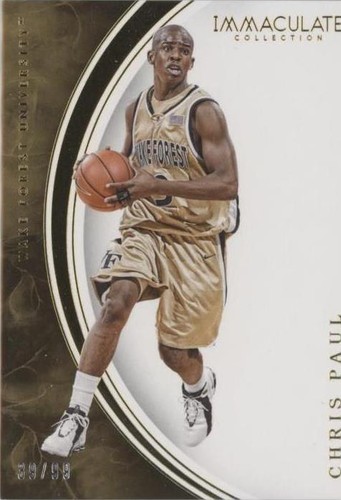 2016-17 Panini Immaculate Collection Collegiate - Chris Paul #8