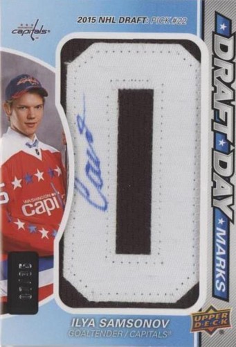 2018-19 Upper Deck SP Game Used - Ilya Samsonov #DDM-IS