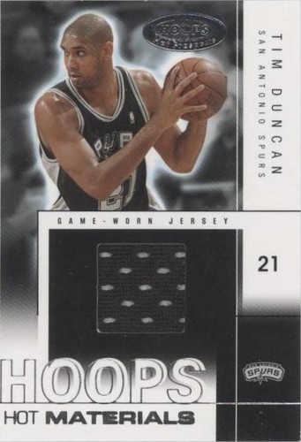 2004-05 Hoops Hot Prospects - Tim Duncan #HM-TD