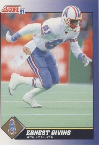 1991 Score Ernest Givins #81