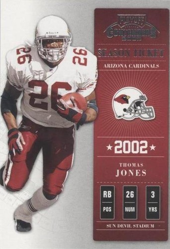 2002 Playoff Contenders Thomas Jones #89