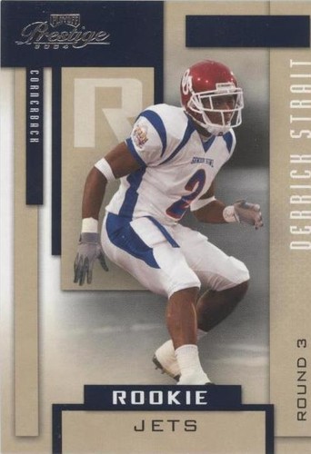2004 Playoff Prestige Derrick Strait #196