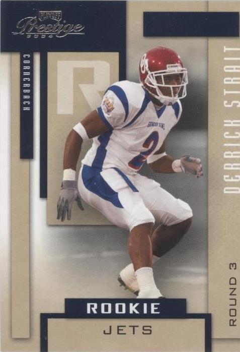 2004 Playoff Prestige Derrick Strait #196