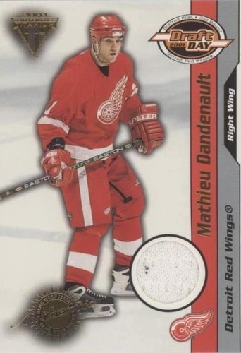 2000-01 Pacific Private Stock Titanium Draft Edition - Mathieu Dandenault #37