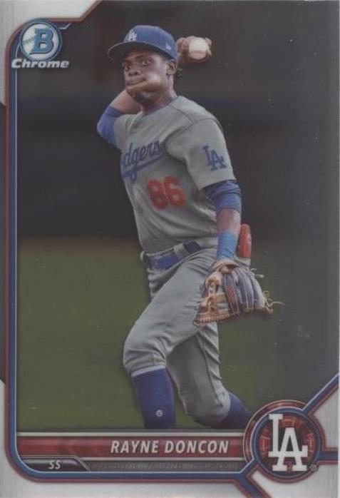 2022 Bowman Draft - Rayne Doncon #BDC-188