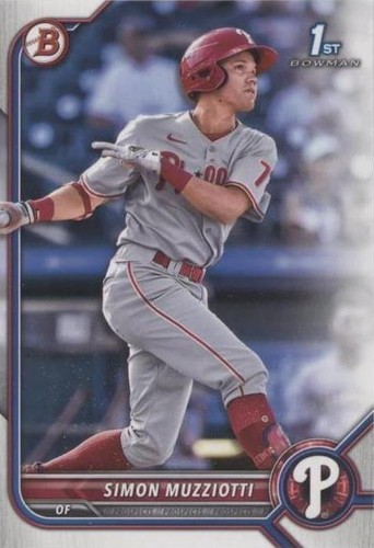 2022 Bowman - Simon Muzziotti #BP-40