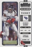 2022 Panini Contenders Derrick Henry #100