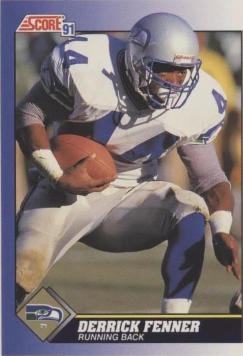 1991 Score Derrick Fenner #18