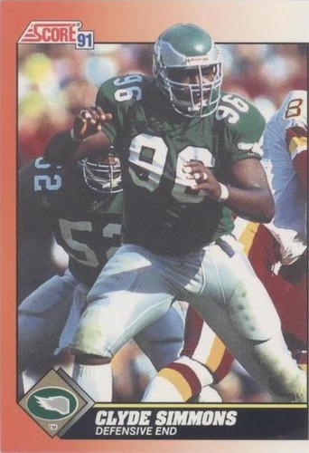 1991 Score Clyde Simmons #446