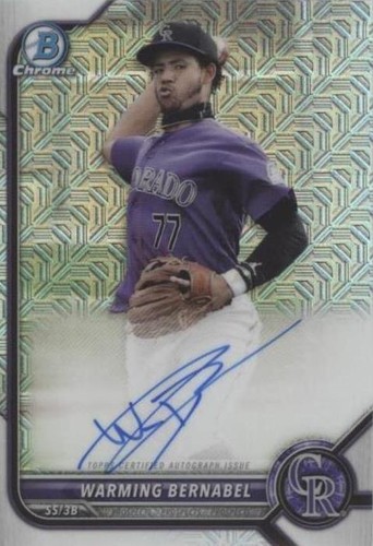 2022 Bowman - Warming Bernabel #BMA-WB