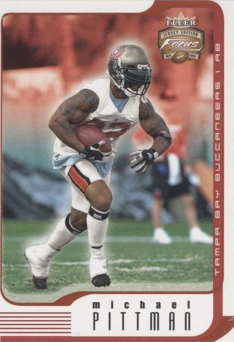 2002 Fleer Focus Jersey Edition Michael Pittman #4