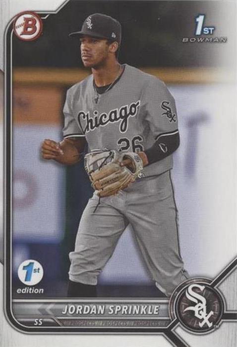 2022 Bowman Draft 1st Edition - Jordan Sprinkle #BD-183