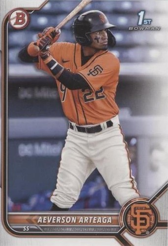2022 Bowman - Aeverson Arteaga #BP-82