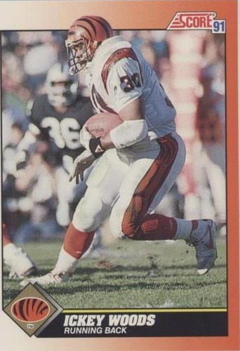 1991 Score Ickey Woods #393