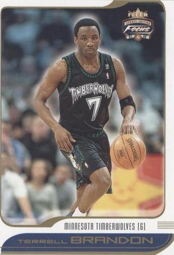 2001-02 Fleer Focus Jersey Edition - Terrell Brandon #60
