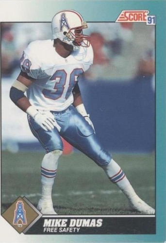 1991 Score Rookie & Traded Mike Dumas #87T