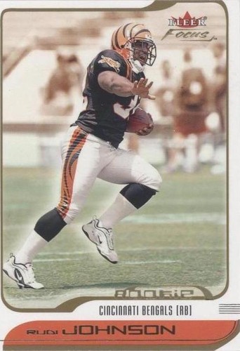 2001 Fleer Focus Rudi Johnson #206