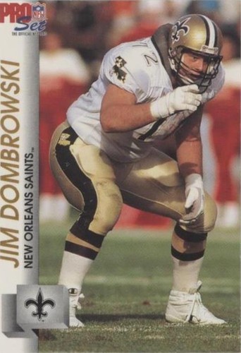 1992 Pro Set Jim Dombrowski #584