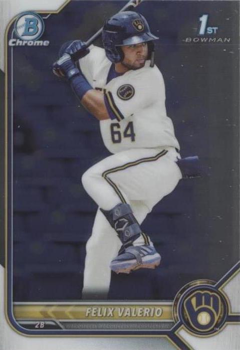 2022 Bowman - Felix Valerio #BCP-128