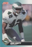1991 Score Rookie & Traded John Booty #49T