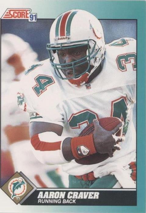 1991 Score Rookie & Traded Aaron Craver #110T