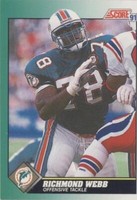 1991 Score Richmond Webb #236