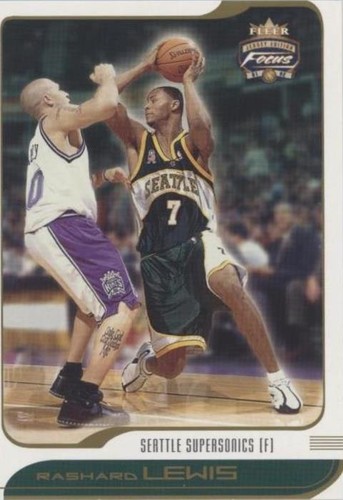 2001-02 Fleer Focus Jersey Edition - Rashard Lewis #71