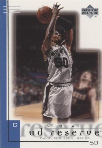 2000-01 Upper Deck Reserve - David Robinson #74
