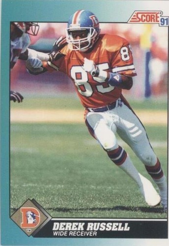 1991 Score Rookie & Traded Derek Russell #51T