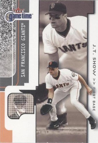 2001 Fleer Game Time - J.T. Snow #69