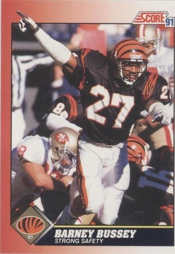1991 Score Football #187 - Barney Bussey RC Cincinnati
