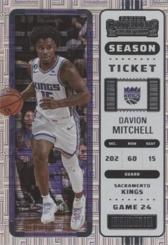 2022-23 Panini Contenders - Davion Mitchell #59