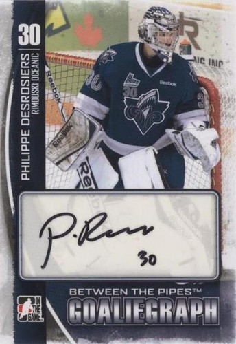 2013-14 In the Game Between the Pipes - Philippe Desrosiers #A-PD