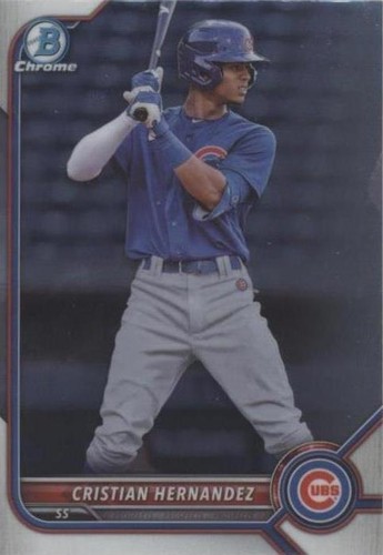 2022 Bowman Draft Cristian Hernandez BDC-111 Aqua Lava