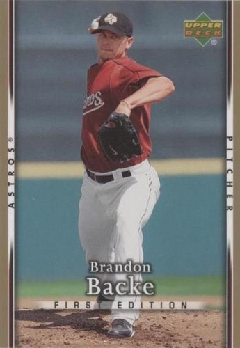2007 Upper Deck First Edition - Brandon Backe #224