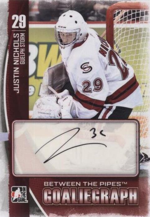 2013-14 In the Game Between the Pipes - Justin Nichols #A-JN