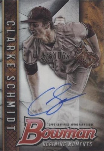 2017 Bowman Draft - Clarke Schmidt #BDMA-CS