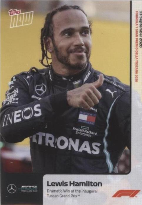 2020 Topps Now F1 - Lewis Hamilton #003