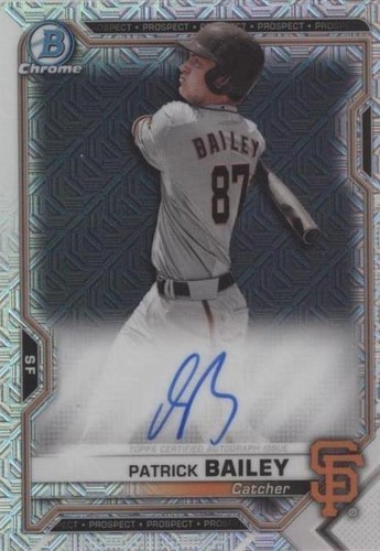 2021 Bowman Chrome - Patrick Bailey #BCMA-PR