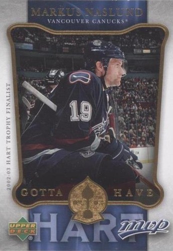 188 Markus Naslund Vancouver Canucks 2006-07 Upper Deck