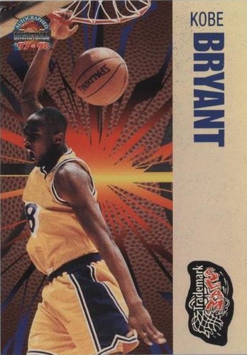 1997 Score Board Autographed Basketball - Kobe Bryant #TS15