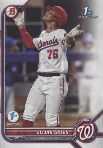 2022 Bowman Draft 1st Edition - Elijah Green #BD-23