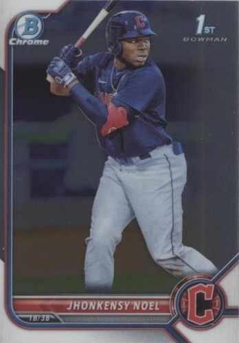 2022 Bowman Jhonkensy Noel Chrome Prospect Autograph 1st Auto